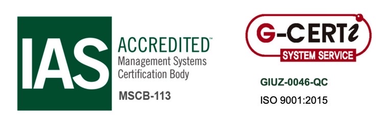 SNS-IX Certified by G-CERTI Co., Ltd. on quality management systems ISO 9001:2015.